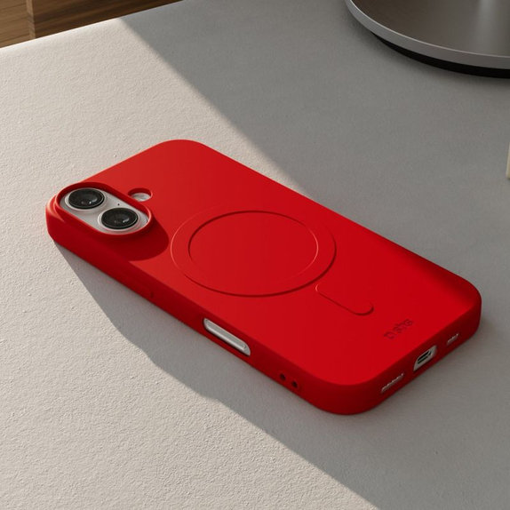 Custodia Instinct Mag compatibile con MagSafe per iPhone 17, Red, SBS