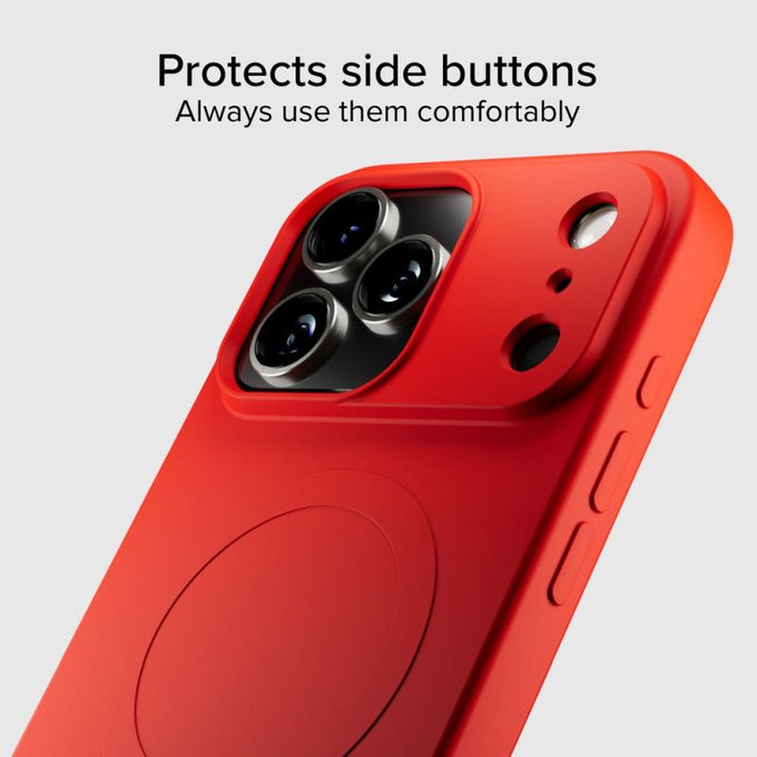 Custodia Instinct Mag compatibile con MagSafe per iPhone 17 Pro, Red, SBS