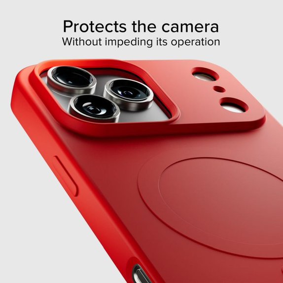 Custodia Instinct Mag compatibile con MagSafe per iPhone 17 Pro, Red, SBS