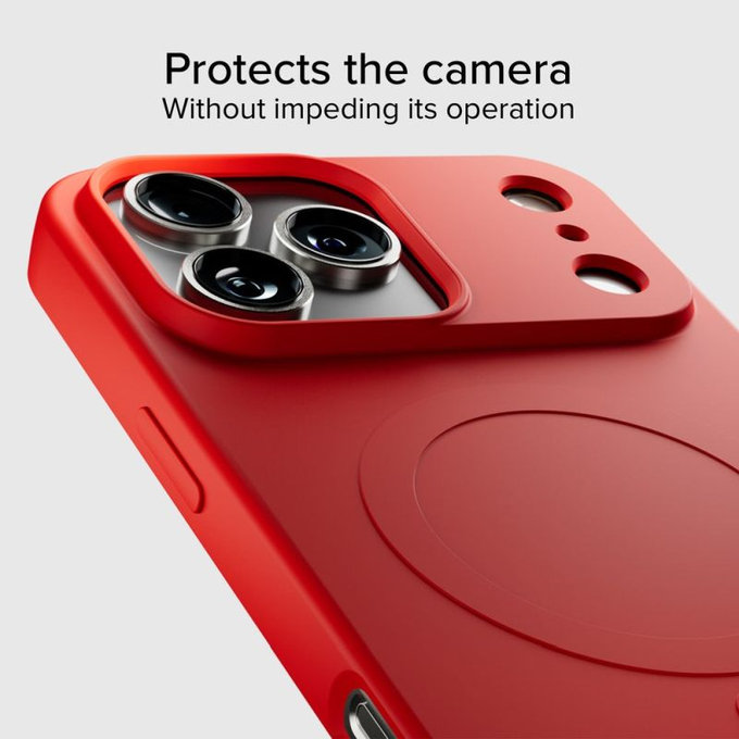 Custodia Instinct Mag compatibile con MagSafe per iPhone 17 Pro, Red, SBS