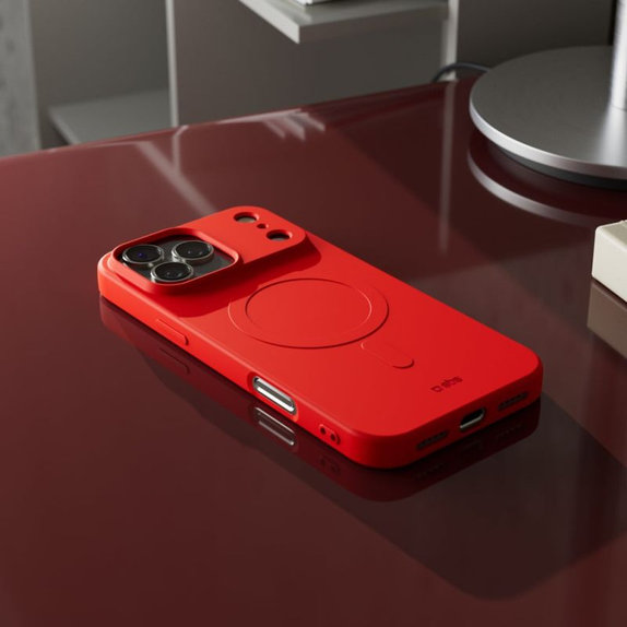 Custodia Instinct Mag compatibile con MagSafe per iPhone 17 Pro, Red, SBS