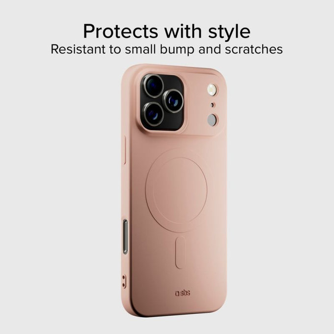 Custodia Instinct Mag compatibile con MagSafe per iPhone 17 Pro Max, Pink, SBS