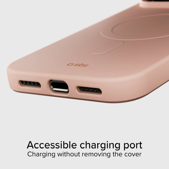 Custodia Instinct Mag compatibile con MagSafe per iPhone 17 Pro Max, Pink, SBS