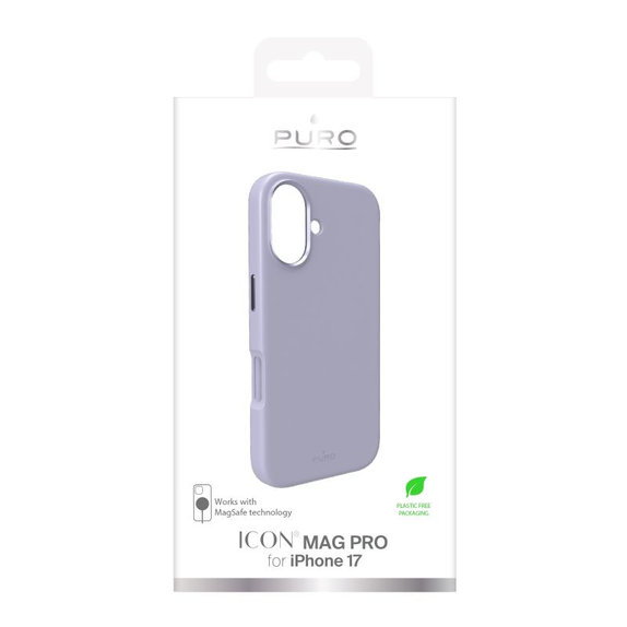 Custodia ICON MAG PRO con MagSafe per iPhone 17, Pink, PURO