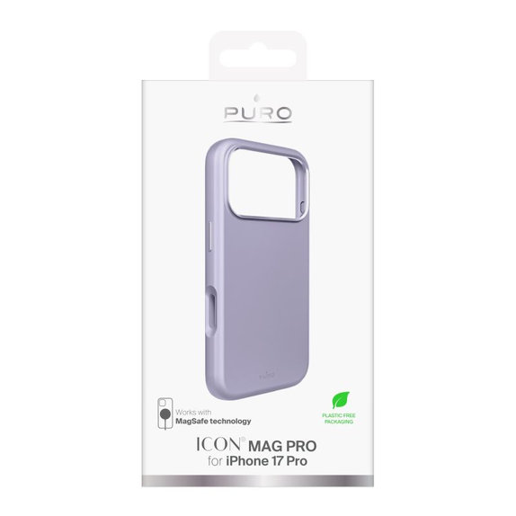 Custodia ICON MAG PRO con MagSafe per iPhone 17 Pro, Pink, PURO