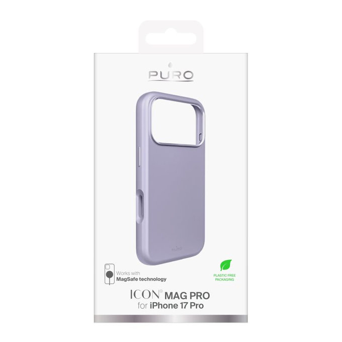 Custodia ICON MAG PRO con MagSafe per iPhone 17 Pro, Pink, PURO