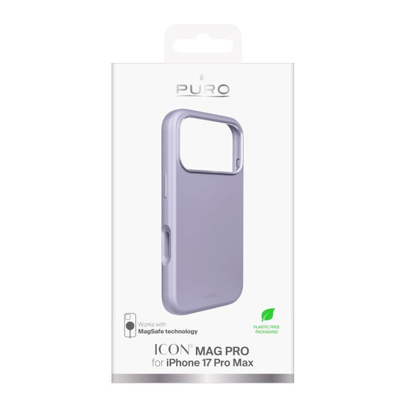 Custodia ICON MAG PRO con MagSafe per iPhone 17 Pro Max, Pink, PURO