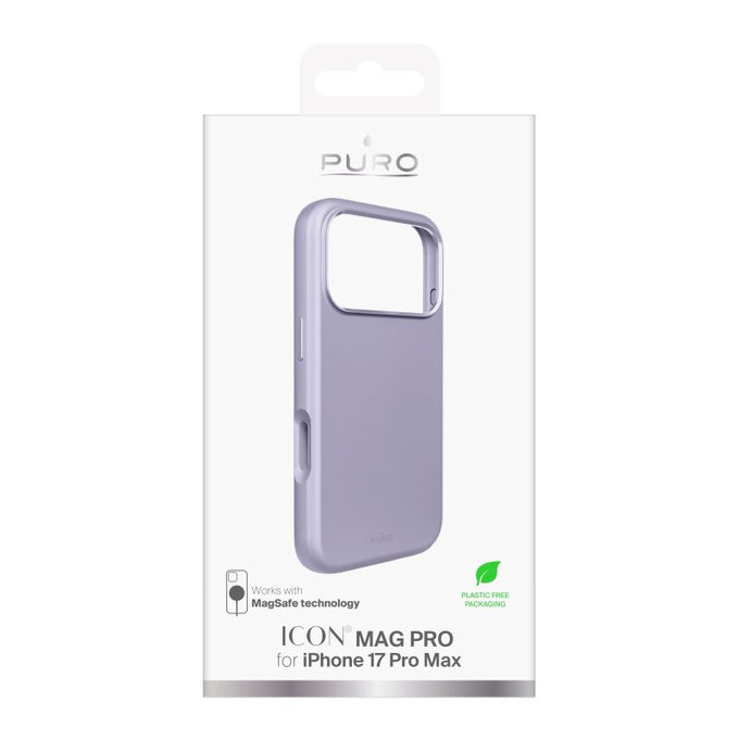 Custodia ICON MAG PRO con MagSafe per iPhone 17 Pro Max, Pink, PURO