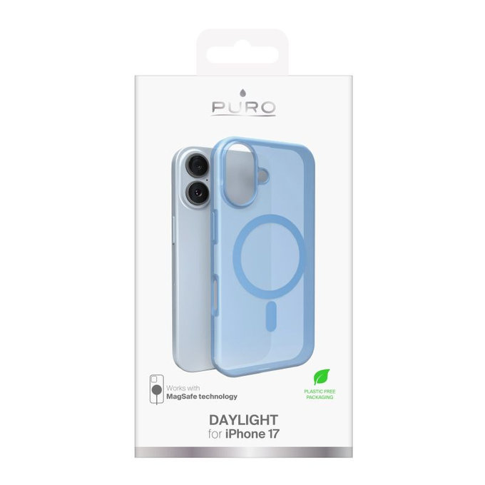 Custodia Daylight con MagSafe per iPhone 17, Blue, PURO