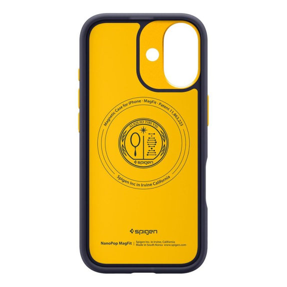 Custodia Nano Pop con MagSafe per iPhone 17, Blueberry Navy, Spigen