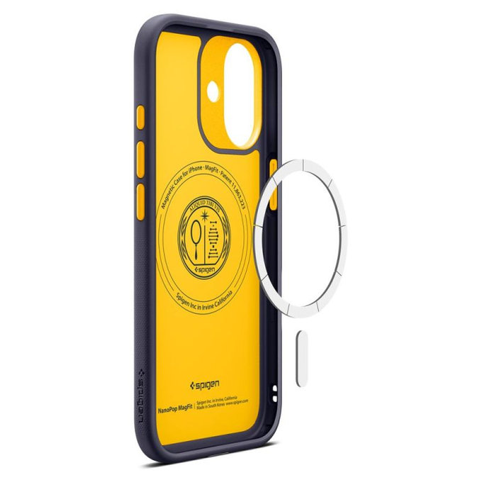 Custodia Nano Pop con MagSafe per iPhone 17, Blueberry Navy, Spigen
