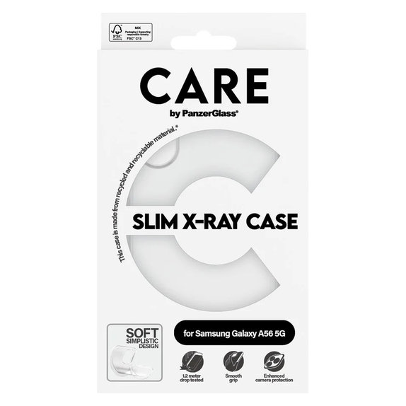 Custodia X-Ray per Samsung Galaxy A56 5G, Trasparente, PanzerGlass