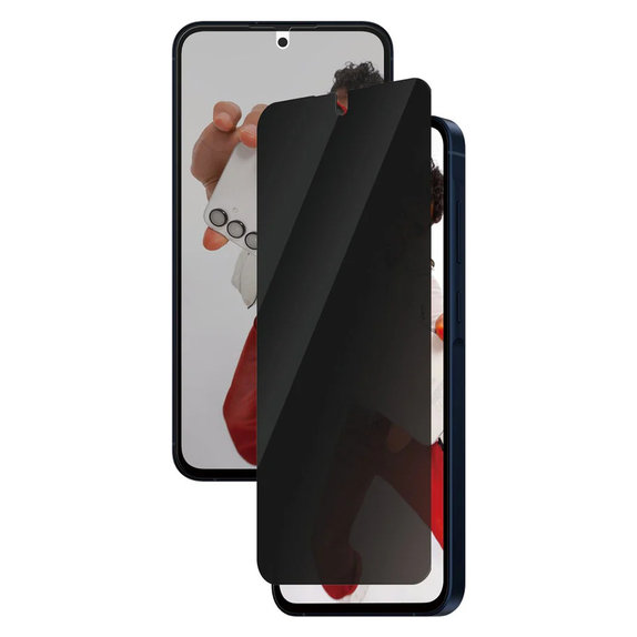 Vetro temperato UWF Privacy per Samsung Galaxy A56 5G, Nero, SAFE by PanzerGlass
