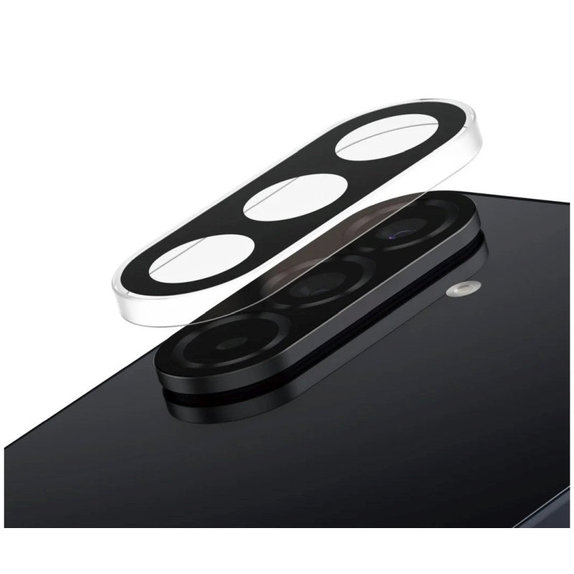 Protezione lente fotocamera per Samsung A56 5G, Trasparente, SAFE