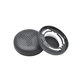 Cuscinetti auricolari di ricambio per AKG Y500, Memory foam and PU leather, Black, 1 paio