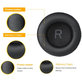 Cuscinetti auricolari di ricambio per AKG K52, K72, K92, K240, Memory foam and PU leather, Black, 1 paio