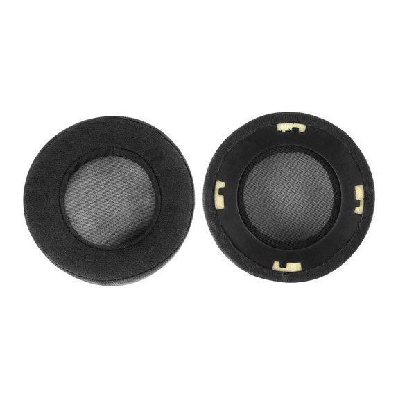 Cuscinetti auricolari di ricambio per AKG K701, K702, Q701, Q702, K601, K612, K712, Foam + Velour, Black, 1 paio