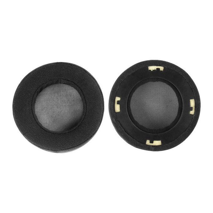 Cuscinetti auricolari di ricambio per AKG K701, K702, Q701, Q702, K601, K612, K712, Foam + Velour, Black, 1 paio