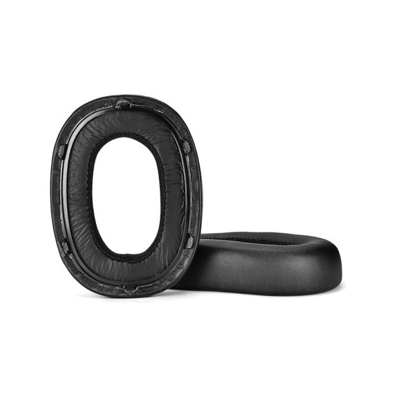 Cuscinetti auricolari di ricambio per AKG N700NC, Memory foam and PU leather, Black, 1 paio