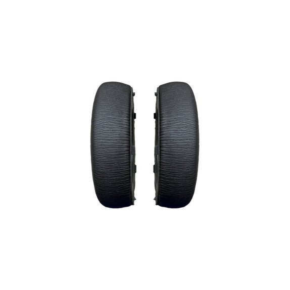 Cuscinetti auricolari di ricambio per AKG Y600NC, Memory foam and PU leather, Black, 1 paio