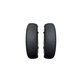 Cuscinetti auricolari di ricambio per AKG Y600NC, Memory foam and PU leather, Black, 1 paio