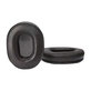 Cuscinetti auricolari di ricambio per Audio-Technica ATH-MSR7, ATH-M50x, Memory foam and Leather, Black, 1 paio