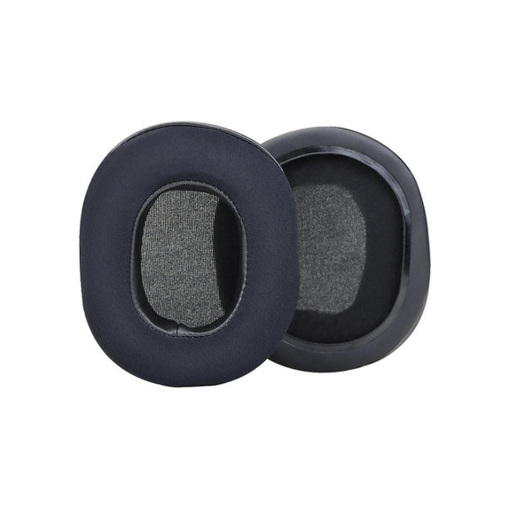 Cuscinetti auricolari di ricambio per Audio-Technica ATH-M50, Memory Foam and Leather, Black, Cooling Gel, 1 paio