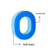 Cuscinetti auricolari di ricambio per Bose QC25, QC35, QC45, Memory foam and PU leather, Black, Cooling Gel, 1 paio