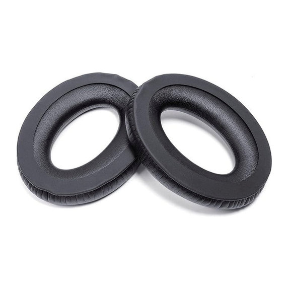 Cuscinetti auricolari di ricambio per Bose A30, PU Leather, Black, 1 paio