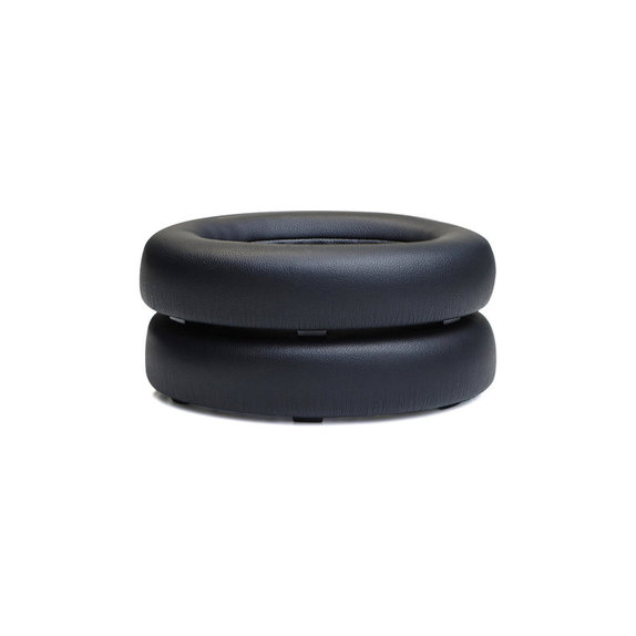 Cuscinetti auricolari di ricambio per Bose QC Ultra, Memory foam and Leather, Black, 1 paio