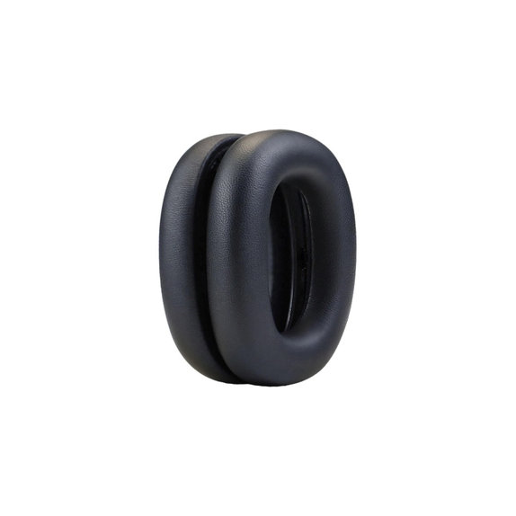 Cuscinetti auricolari di ricambio per Bowers & Wilkins PX8, PX7S2, Memory foam and PU leather, Black, 1 paio