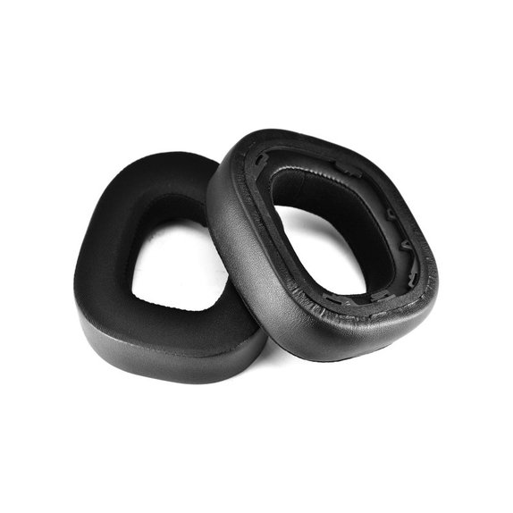 Cuscinetti auricolari di ricambio per Corsair HS80, Memory foam and Textile, Black, Cooling Gel, 1 paio