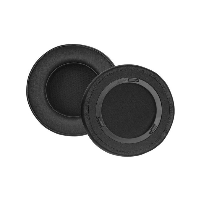 Cuscinetti auricolari di ricambio per Corsair Virtuoso RGB, Memory foam and PU leather, Black, 1 paio