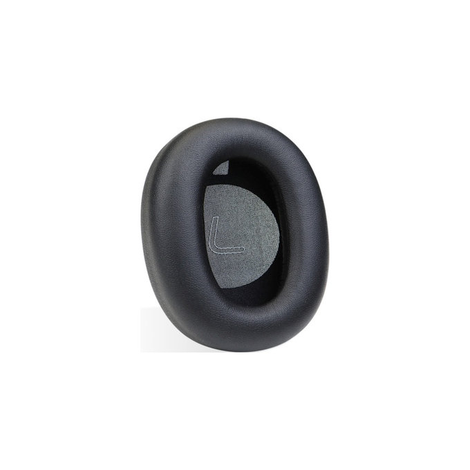 Cuscinetti auricolari di ricambio per Edifier W860NB Pro, WH950NB, Memory foam and PU leather, Black, 1 paio