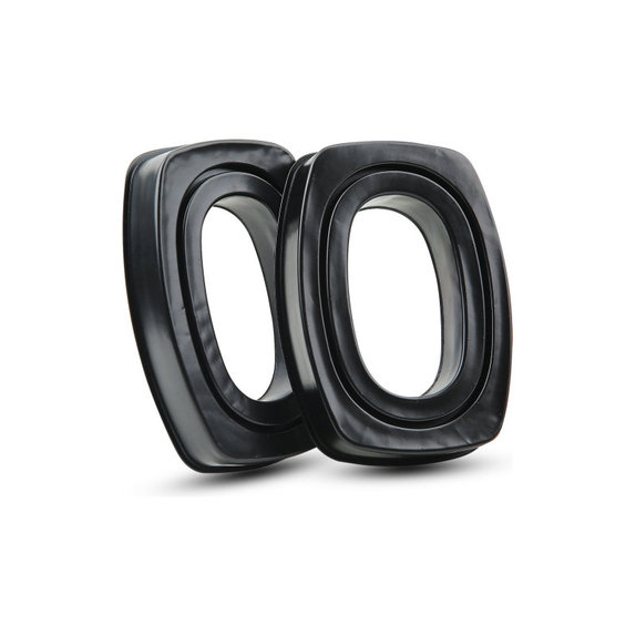 Cuscinetti auricolari di ricambio per Howard Leight Impact, Memory foam and Leather, Black, Cooling Gel, 1 paio