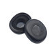 Cuscinetti auricolari di ricambio per Jabra Evolve2 30, Memory foam and PU leather, Black, 1 paio