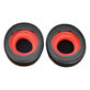 Cuscinetti auricolari di ricambio per Jabra Evolve2 50, 55, Memory foam and PU leather, Black, 1 paio