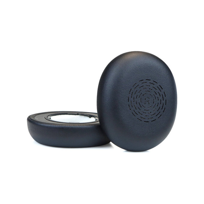 Cuscinetti auricolari di ricambio per Jabra Evolve2 65 UC/MS (Flex), Memory foam and PU leather, Black, 1 paio