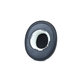 Cuscinetti auricolari di ricambio per Jabra Evolve2 65 UC/MS (Flex), Memory foam and PU leather, Black, 1 paio