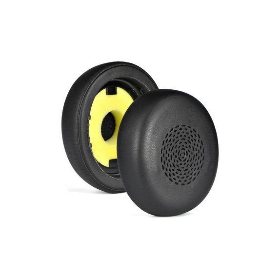 Cuscinetti auricolari di ricambio per Jabra Evolve 2 75 UC/MS, Memory foam and PU leather, Black, 1 paio
