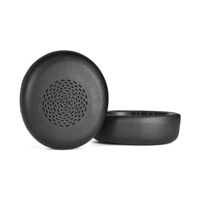 Cuscinetti auricolari di ricambio per Jabra Evolve 2 75 UC/MS, Memory foam and PU leather, Black, 1 paio