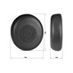 Cuscinetti auricolari di ricambio per Jabra Evolve 2 75 UC/MS, Memory foam and PU leather, Black, 1 paio