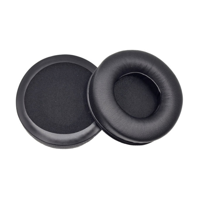 Cuscinetti auricolari di ricambio per JBL Synchros E50BT, Memory foam and PU leather, Black, 1 paio