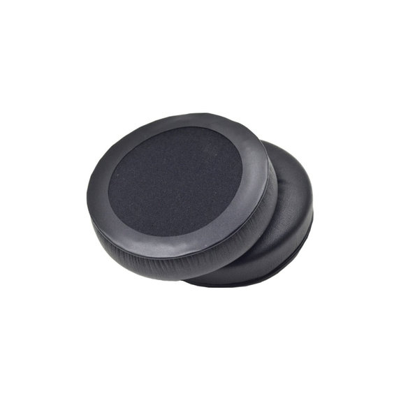 Cuscinetti auricolari di ricambio per JBL Synchros E50BT, Memory foam and PU leather, Black, 1 paio