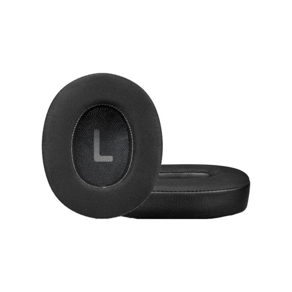 Cuscinetti auricolari di ricambio per JBL Tune 700BT, 710BT, Memory foam, Leather and Textile, Black, Cooling Gel, 1 paio