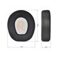 Cuscinetti auricolari di ricambio per JBL Quantum Q200, Q300, Memory foam and PU leather + Textile, Black, Cooling Gel, 1 paio