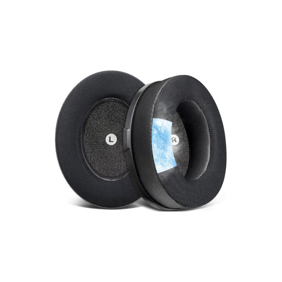 Cuscinetti auricolari di ricambio per Kingston HyperX Cloud Orbit S, Memory foam and PU leather, Black, Cooling Gel, 1 paio