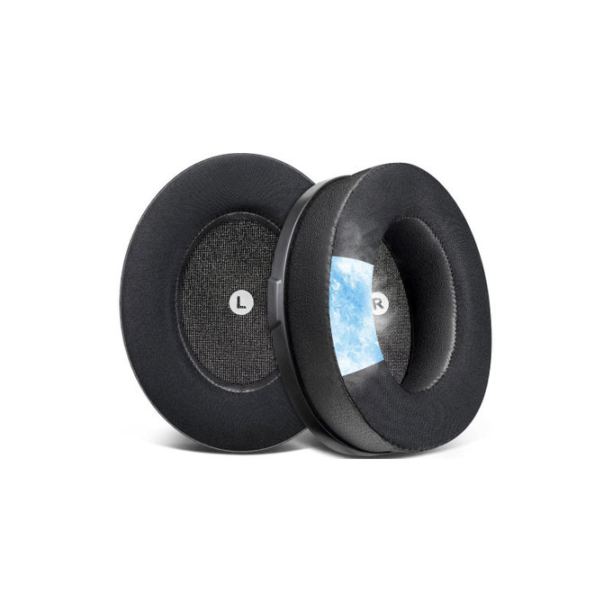 Cuscinetti auricolari di ricambio per Kingston HyperX Cloud Orbit S, Memory foam and PU leather, Black, Cooling Gel, 1 paio