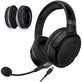 Cuscinetti auricolari di ricambio per Kingston HyperX Cloud Orbit S, Memory foam and PU leather, Black, 1 paio