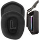Cuscinetti auricolari di ricambio per Logitech G335, G733, Memory foam and Textile, Black, 1 paio